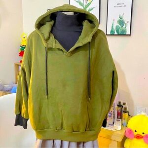Warm Fleece Hoodie with Pocket
